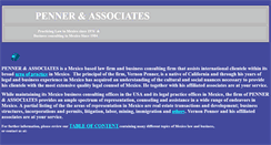 Desktop Screenshot of mexicolaw.com
